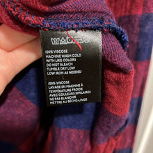 Load image into Gallery viewer, Small Urban Outfitters BDG Blue Red Checkered Light Weight Flannel Button Up Shirt
