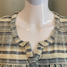 Load image into Gallery viewer, Large Knox Rose Boho Striped V Neck Top
