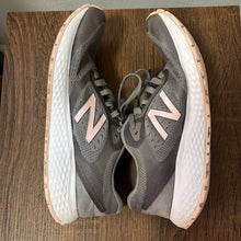 Load image into Gallery viewer, Size 9 New Balance Gray Pink White Running Tennis Shoes
