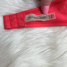 Load image into Gallery viewer, Size 34DD Victoria’s Secret Hot Pink Coral Swim Suit Halter Top
