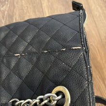 Load image into Gallery viewer, Betsey Johnson Black Leopard Floral Print Sequin Purse With Heart Key Chain
