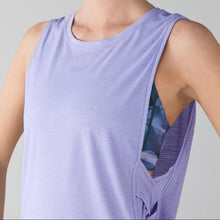 Load image into Gallery viewer, Size Small Lululemon Purple Var-City Braided Stripe Tank
