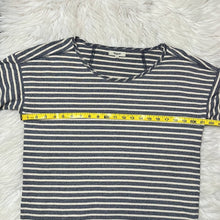 Load image into Gallery viewer, Small Madewell Oversized Blue White Stripe Cotton Long Sleeve Shirt
