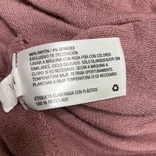 Load image into Gallery viewer, Size Medium Knox Rose Mauve Dusty Rose Boho Long Sleeve Tassel Hooded Long Sleeve Top
