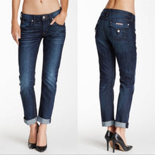 Load image into Gallery viewer, Size 27 Hudson Bacara Cropped Straight Cuffed Jeans
