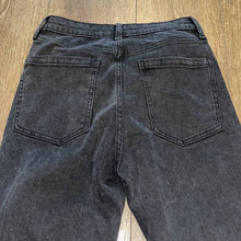 Load image into Gallery viewer, Size 2 Wild Fable Super High Rise Slim Straight Distressed Black Denim Jeans
