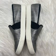 Load image into Gallery viewer, Sz 7.5 VINCE Black &amp; White Slip On Sneakers
