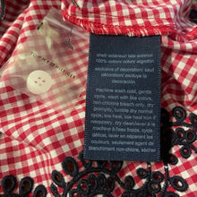 Load image into Gallery viewer, Size XXL Tommy Hilfiger NWT Red &amp; White Gingham Print Tie Blouse
