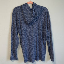 Load image into Gallery viewer, Size 2XL Columbia Plus Heathered Blue Light Weight Hooded Shirt

