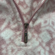 Load image into Gallery viewer, Large Catalina Light Pink White Western Printed Quarter Zip Pull Over Jacket

