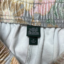 Load image into Gallery viewer, Size Medium Wild Fable Peach Pink Gray Floral Side Split Shorts
