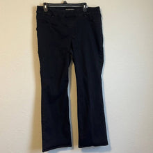 Load image into Gallery viewer, Size 14 Chicos Plus Pull On Slim Boot Cut Black Denim Jeans
