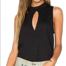 Load image into Gallery viewer, Size medium Free People Faye Ribbed Key Hope Cut Out Tank
