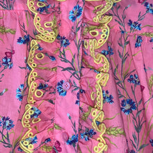 Load image into Gallery viewer, J. Crew NWOT Cotton poplin ruffle blouse in Liberty® Wheat Bouquet floral print
