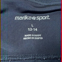 Load image into Gallery viewer, Large Marika Sport Black Cropped Leggings
