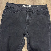 Load image into Gallery viewer, Size 16 Seven Plus Size Black HIGH RISE TUMMYLESS SKINNY JEANS
