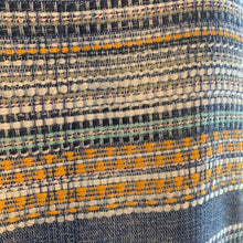 Load image into Gallery viewer, Size 10 Anthro Akemi + Kin NWOT Blue &amp; Yellow Striped Tweed Shift Dress With Pockets
