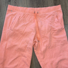 Load image into Gallery viewer, Size 1X Victoria’s Secret Neon Coral Orange Oversized Lounge Wear Sweatpants
