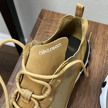 Load image into Gallery viewer, Size 6 Nike React Element 55 'Metallic Gold' Tennis Shoes
