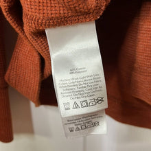 Load image into Gallery viewer, Size XL Tall Eddie Bauer Mens Big &amp; Tall Burnt Orange 3 Button Front Long Sleeve Thermal Top
