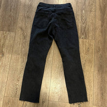 Load image into Gallery viewer, Size 2 Wild Fable Super High Rise Slim Straight Distressed Black Denim Jeans
