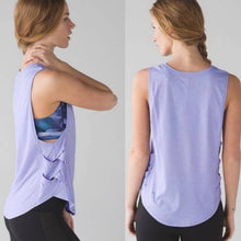Load image into Gallery viewer, Size Small Lululemon Purple Var-City Braided Stripe Tank
