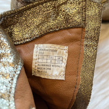 Load image into Gallery viewer, Kids Size 1 Frye Deborah Studded Gold Western Booties
