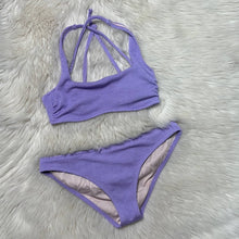 Load image into Gallery viewer, Shade &amp; Shore Lilac Purple 2 Piece Bikini Swim Suit
