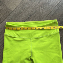 Load image into Gallery viewer, Small Fabletics Angela Capri Perforated Lime Green Cropped Leggings
