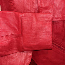 Load image into Gallery viewer, Size 10 Spiegel Vintage Western Red Leather Jacket
