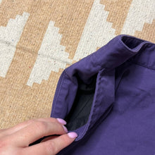Load image into Gallery viewer, Size 6 Adidas Dark Purple Stretch Mini Skirt
