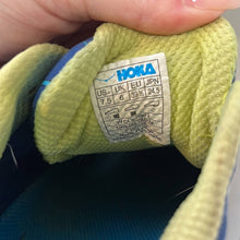 Load image into Gallery viewer, Size 7.5 Hoka One One Clifton 2 Ortholite Blue Green Tennis Shoes Sneakers
