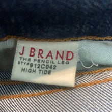 Load image into Gallery viewer, Size 28 J Brand High Tide Pencil Leg Skinny Jeans
