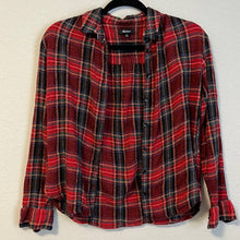 Load image into Gallery viewer, Small Madewell Wool Central Long-Sleeve Button Up Shirt in Tartan Plaid
