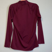 Load image into Gallery viewer, Small Under Armour Dark Magenta Quarter Zip Up Shirt
