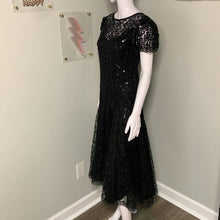 Load image into Gallery viewer, Precious Moments Vintage 1970’s Sequined Prom or Cocktail Dress
