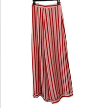 Load image into Gallery viewer, Size 8 Pretty Little Thing NWT Red Contrast Stripe Mix Wide Leg Pants
