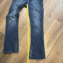 Load image into Gallery viewer, Size 8 Rock &amp; Republic Kasandra Studded Embroidered Cowgirl Western Boot Cut Jeans
