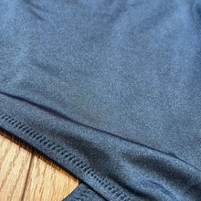 Load image into Gallery viewer, Small Solid &amp; Striped Blue One Shoulder Cut Out One Piece Swimsuit

