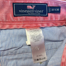 Load image into Gallery viewer, Size 33X30 Vineyard Vines Mens Coral Slim Fit Breaker Pants
