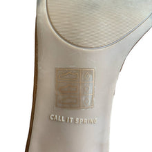 Load image into Gallery viewer, Size 11 Call It Spring Brown Single Strap Wooden Block Sandal Heel
