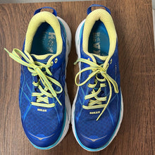 Load image into Gallery viewer, Size 7.5 Hoka One One Clifton 2 Ortholite Blue Green Tennis Shoes Sneakers
