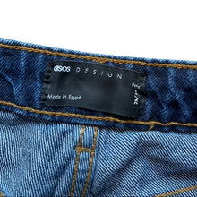 Load image into Gallery viewer, Size 25 ASOS Petite NWT Dark Wash Hour Glass High Waisted Mom Jeans
