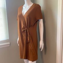 Load image into Gallery viewer, Size XL Madewell NWOT Texture &amp; Thread Short-Sleeve Side-Tie Wrap Dress
