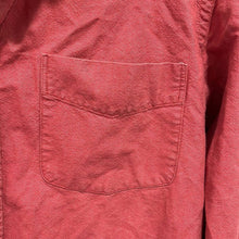 Load image into Gallery viewer, Medium J. Crew Men’s Red Cotton Oxford Long Sleeve Button Up Shirt

