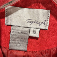 Load image into Gallery viewer, Size 10 Spiegel Vintage Western Red Leather Jacket
