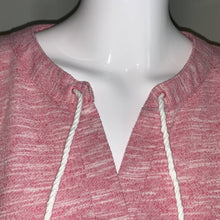Load image into Gallery viewer, Petite Large Talbots Pink V Neck Tassel Sweater Top
