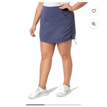 Load image into Gallery viewer, Size 2X Columbia Plus Size Navy Blue Anytime Casual Tennis Skort Mini Skirt
