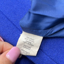 Load image into Gallery viewer, Size 8 J. Crew Blue Wool Pencil Skirt
