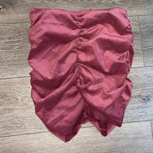 Load image into Gallery viewer, Medium Zara Thin Corduroy Mauve Pink Ruched Mini Skirt
